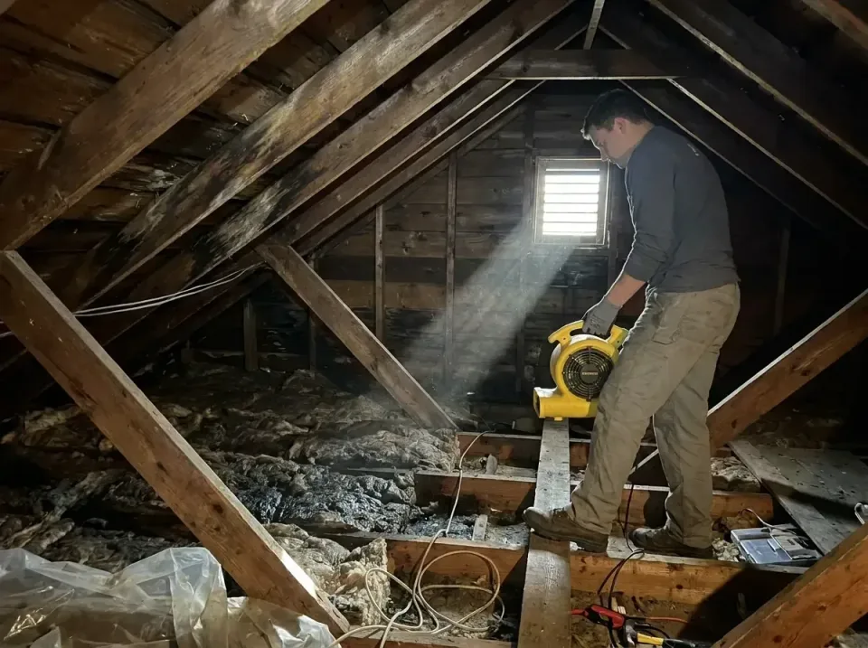 attic-water-damage-drying-proc-007 — frequently asked questions, Emergency Water Extraction & 24/7 Flood Response in Pocatel…